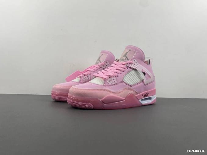 4 OFF-WHITE PINK JORDAN X 0806
